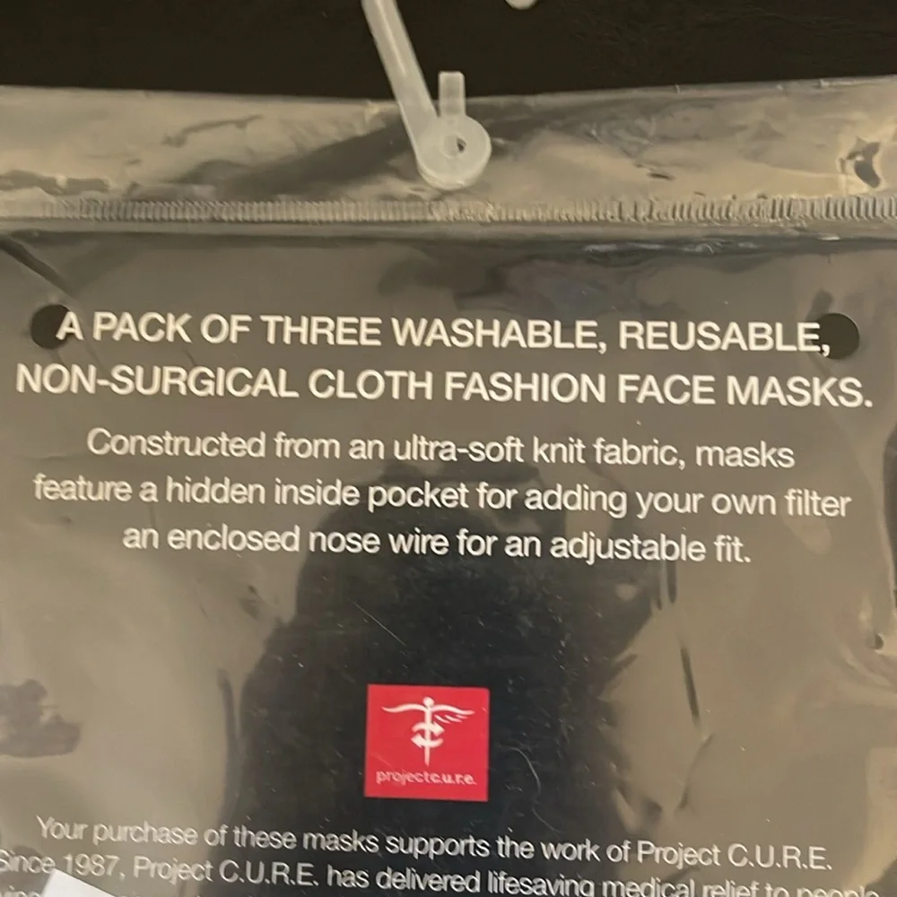 NWT pack of 3 Masks, USA, Camo & Denim